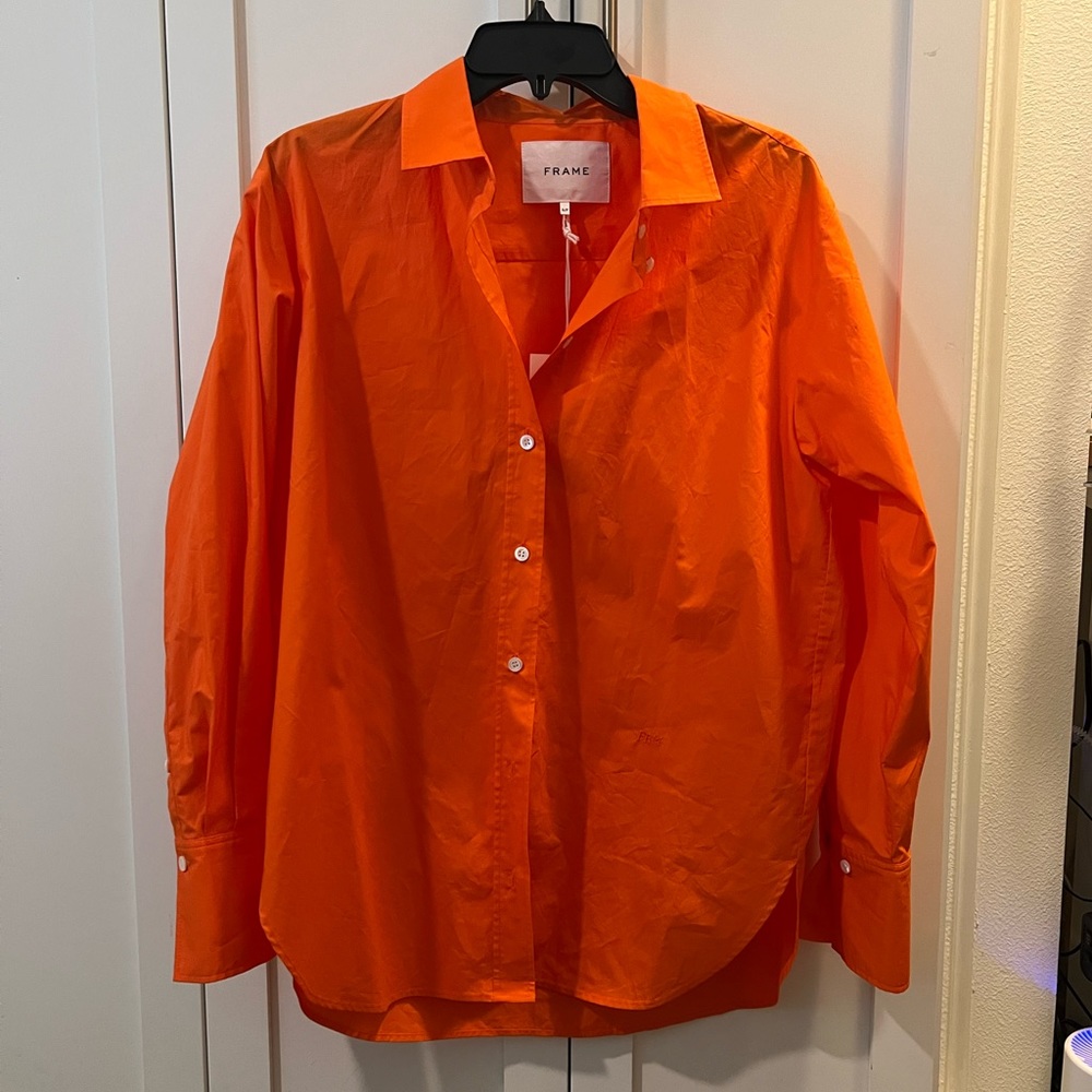 Frame cotton poplin shirt